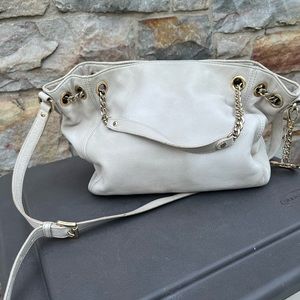 Michael Kors off white handbag w longer handle